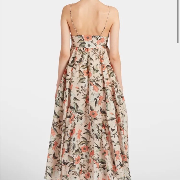 Astrid Floral Empire Waist Midi Dress - Picture 4 of 10